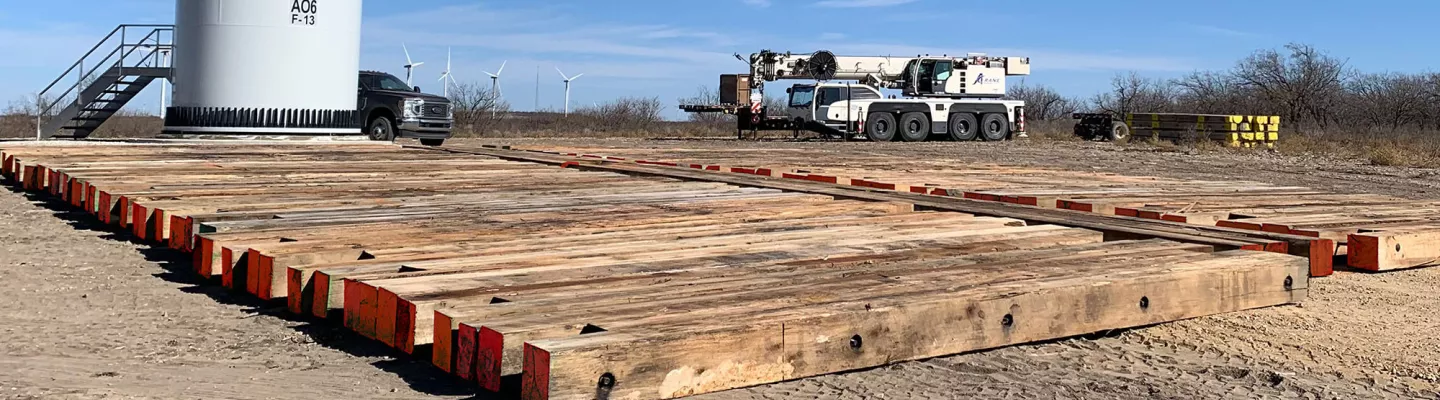 Timber Crane Mat