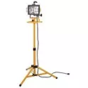 Yellow Portable Work Light On White Background Product Shot