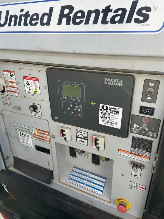 2017 Wacker Neuson G25 T4F Diesel Generator