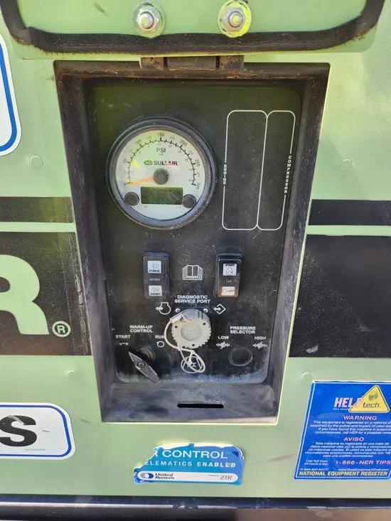 2018 Sullair 185DPQ-KU-T3 Air Compressor