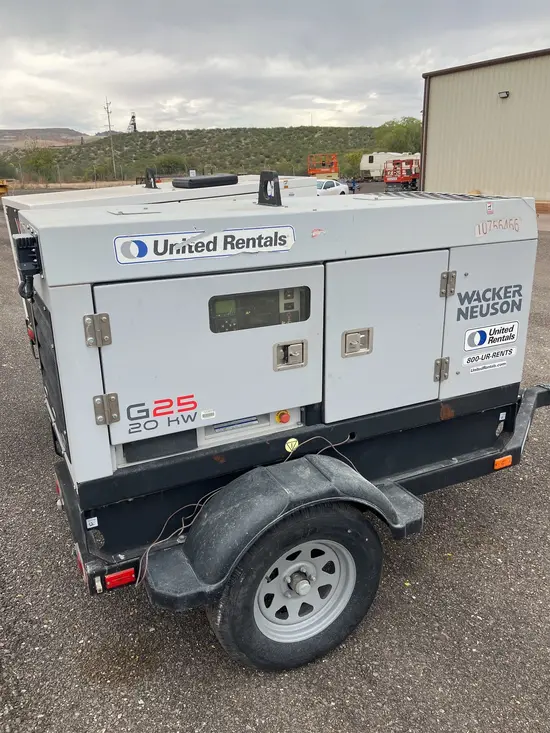2018 Wacker Neuson G25 T4F Diesel Generator