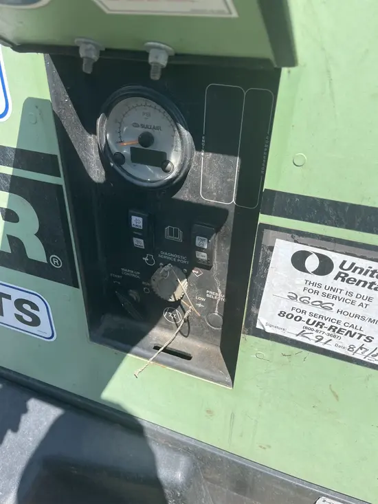 2017 Sullair 185DPQ-KU-T3 Air Compressor