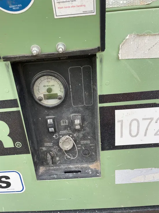 2018 Sullair 185DPQ-KU-T3 Air Compressor