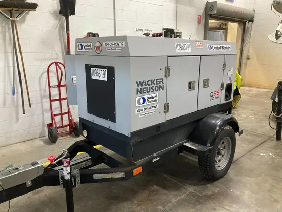2019 Wacker Neuson G25 T4F Diesel Generator