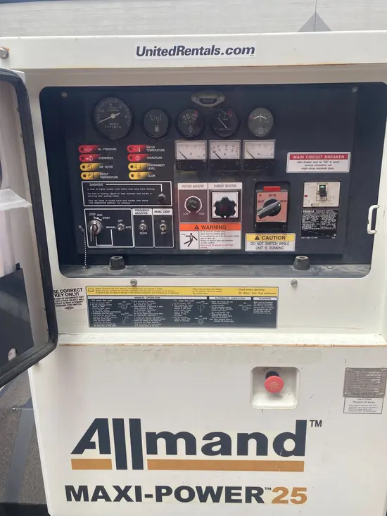 2018 Allmand MP25 Diesel Generator
