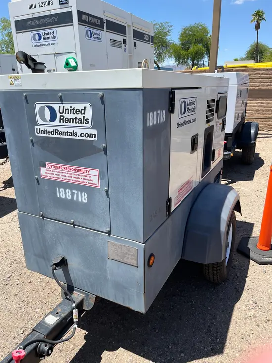 2017 Atlas Copco QAS45 Diesel Generator