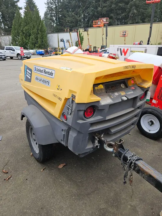 2017 Atlas Copco XAS185KD7 T4F Air Compressor