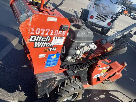 2018 Ditch Witch C14 Walk-Behind Trencher