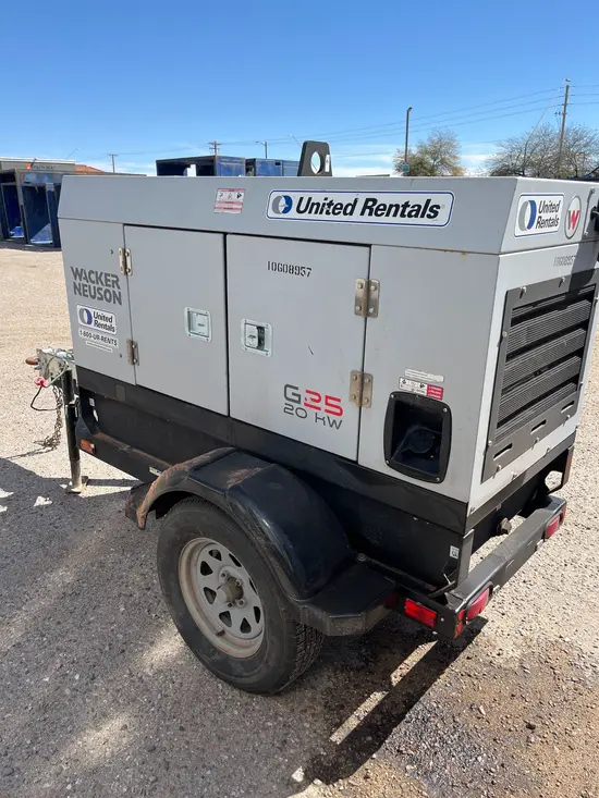 2017 Wacker Neuson G25 T4F Diesel Generator