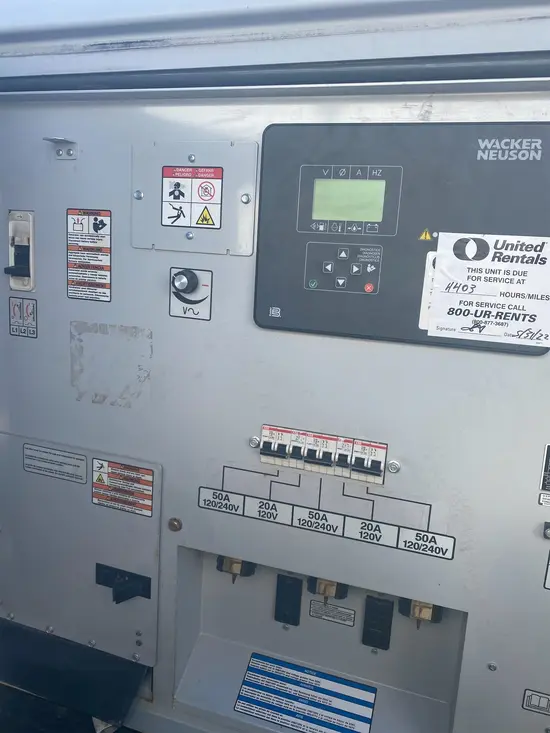 2017 Wacker Neuson G70 T4I Diesel Generator