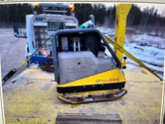 2021 Wacker Neuson DPU6555He Vibratory Plate Compactor