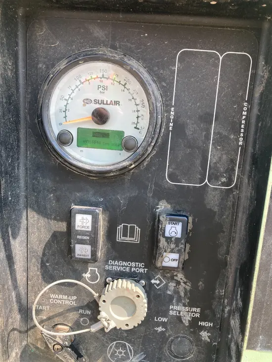 2017 Sullair 185DPQ-KU-T3 Air Compressor