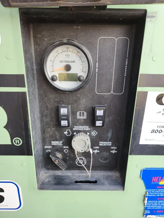 2018 Sullair 185DPQ-KU-T3 Air Compressor