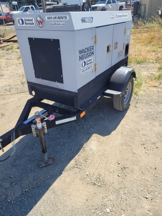 2018 Wacker Neuson G25 T4F Diesel Generator