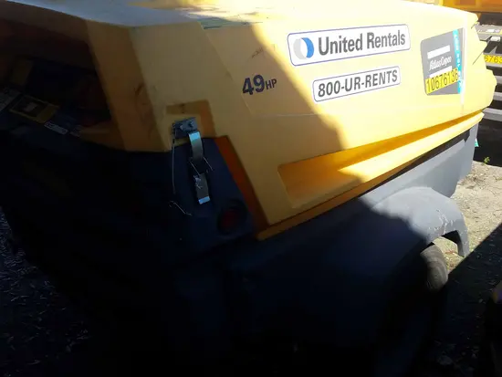 2017 Atlas Copco XAS185KD7 T4F Air Compressor