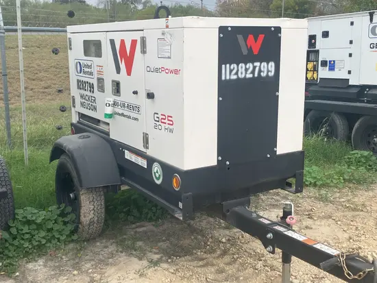 2021 Wacker Neuson G25 T4F Diesel Generator