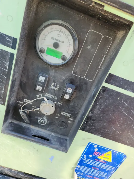 2017 Sullair 185DPQ-KU-T3 Air Compressor