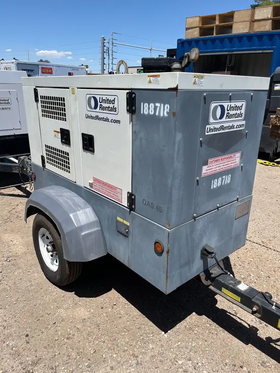 2017 Atlas Copco QAS45 Diesel Generator