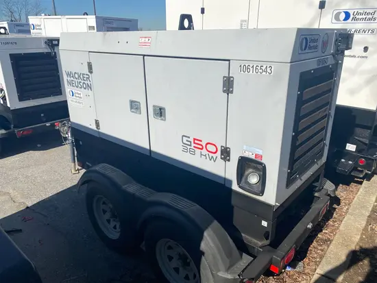 2017 Wacker Neuson G50 T4F Diesel Generator