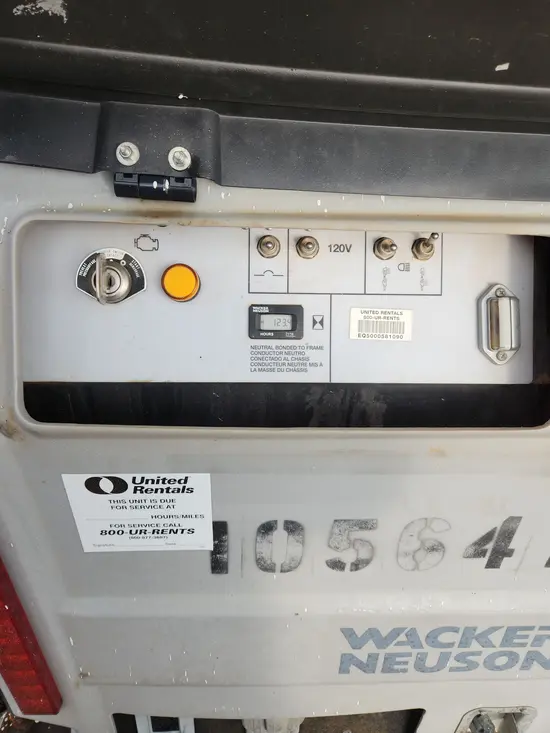 2017 Wacker Neuson LTV6K Towable Light Tower