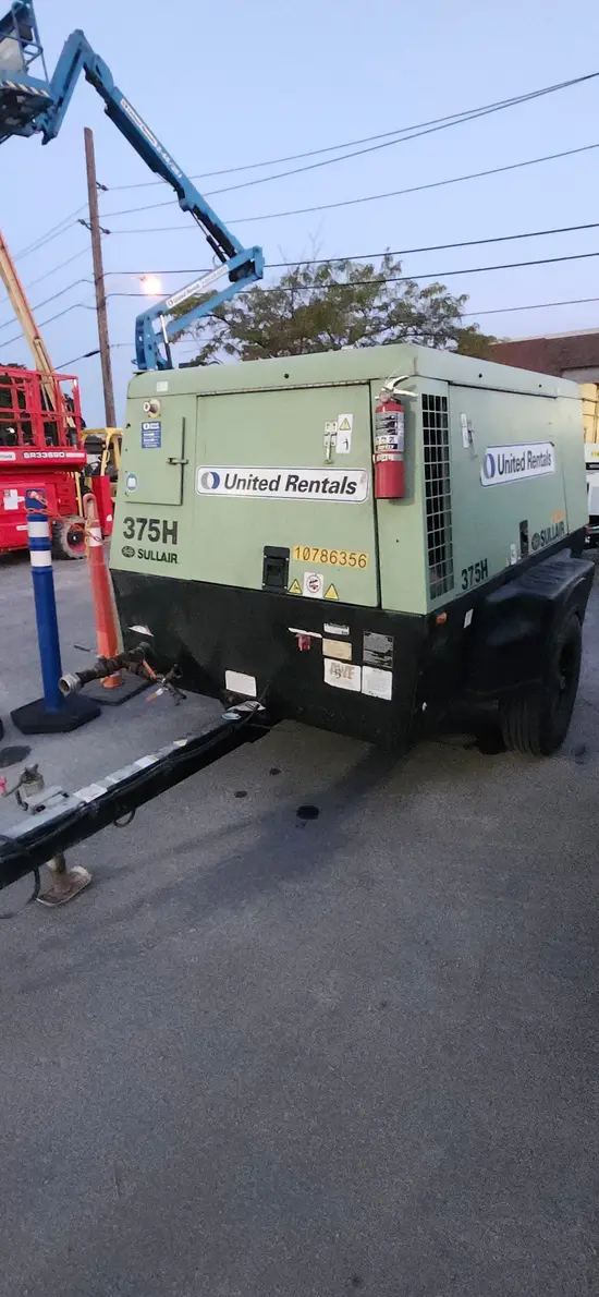 2018 Sullair 375HDPQ/JD3-LRC Air Compressor