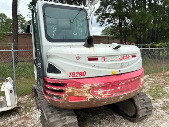 2018 Takeuchi TB290C Mini Excavator