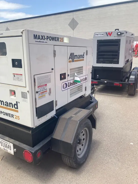 2018 Allmand MP25 Diesel Generator