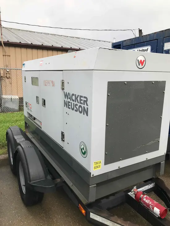 2016 Wacker Neuson G70 T4I Diesel Generator