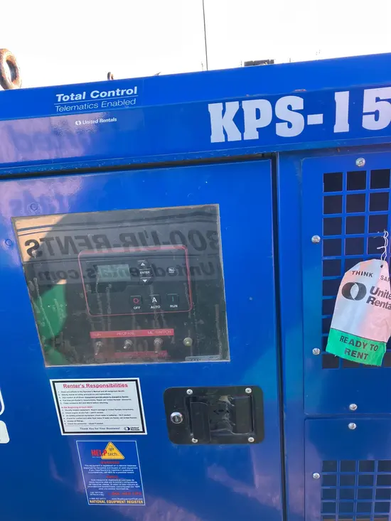 2022 Kustom Power Solutions KPS-15 LP/NG Generator
