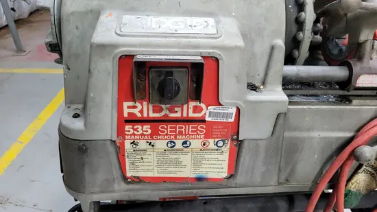 2015 RIDGID 535 Pipe Threading