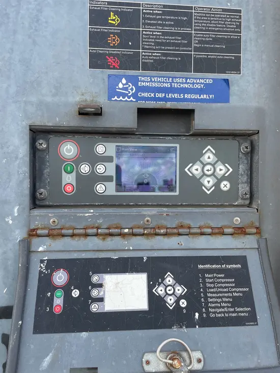 2017 Atlas Copco XAS900 Air Compressor