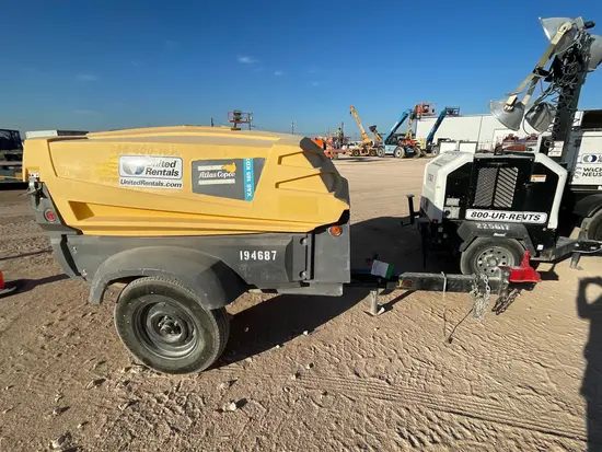 2017 Atlas Copco XAS185KD7FT4PE Air Compressor
