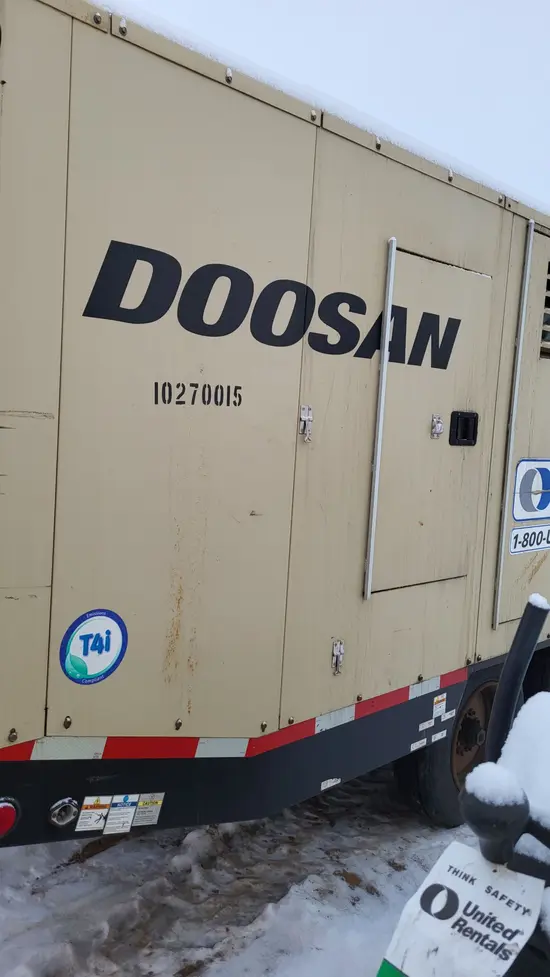 2014 Doosan HP1600WCU-T4I Air Compressor