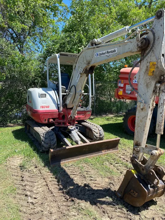 2017 Takeuchi TB240 Mini Excavator