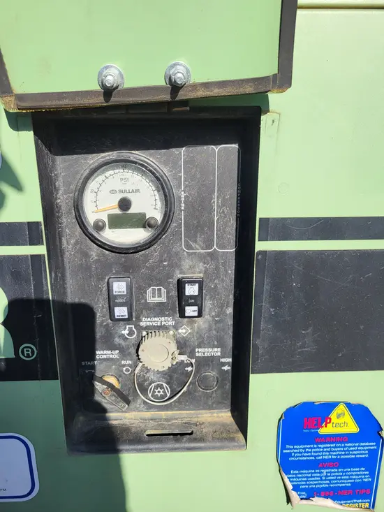 2018 Sullair 185DPQ-KU-T3 Air Compressor