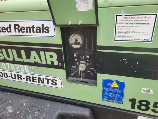 2018 Sullair 185DPQ-KU-T3 Air Compressor