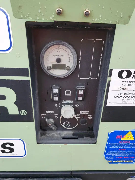 2018 Sullair 185DPQ-KU-T3 Air Compressor