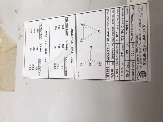 2013 HIPOWER HP150KVASTP-C Transformer