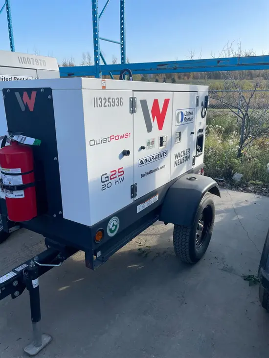 2021 Wacker Neuson G25 T4F Diesel Generator