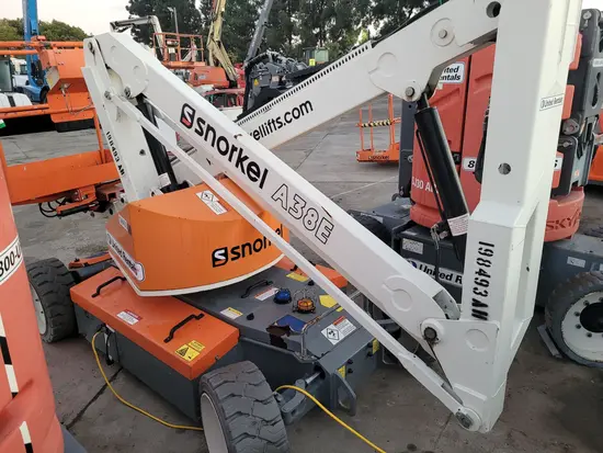 2017 Snorkel A38E Articulating Boom Lift