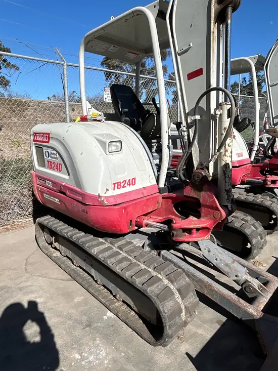 2017 Takeuchi TB240R Mini Excavator