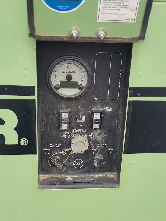 2017 Sullair 185DPQ-KU-T3 Air Compressor