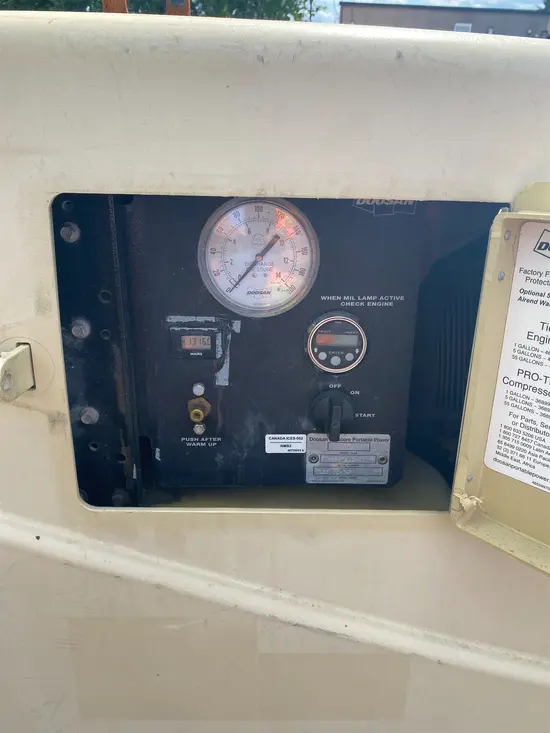 2018 Doosan C185WDZ-T4F Air Compressor