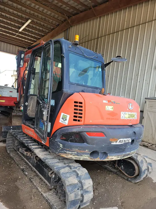 2019 Kubota KX080-4SR3A Mini Excavator