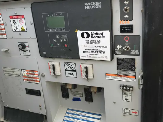 2018 Wacker Neuson G25 T4F Diesel Generator