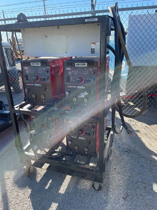 2017 Lincoln Electric FLEXTEC 350 Welder Rack