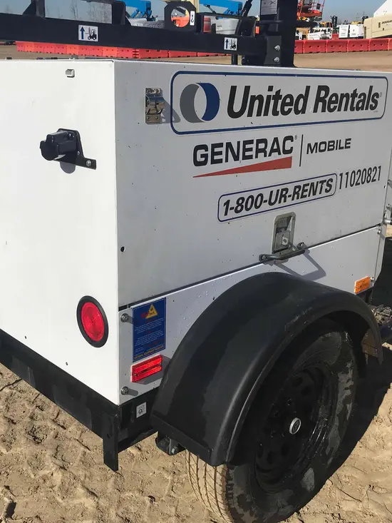 2019 Generac MLT5080KV Towable Light Tower
