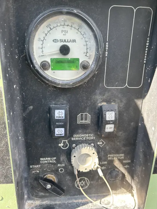 2018 Sullair 185DPQ-KU-T3 Air Compressor