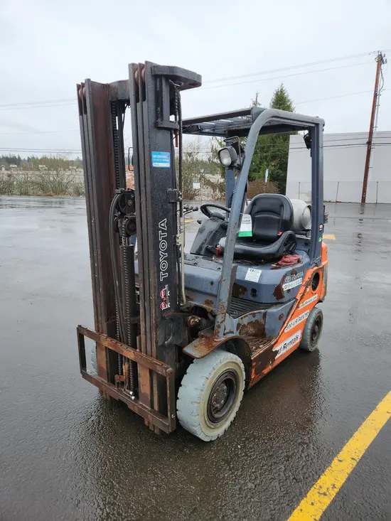 2019 Toyota 8FGU15 Warehouse Forklift