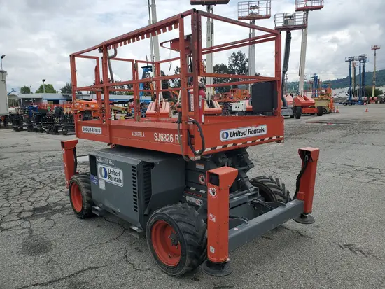 2017 Skyjack SJ6826RT Rough Terrain Scissor Lift